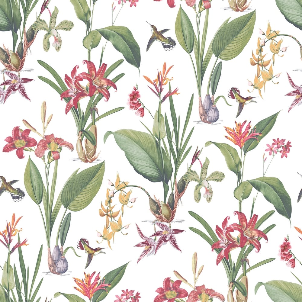 Galerie Wallcoverings Secret Garden Botanical Floral Non-woven Matte Wallpaper Roll