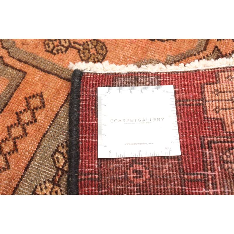 ECARPETGALLERY Hand-knotted Konya Anatolian Dark Red Wool Rug - 3'10 x 6'3