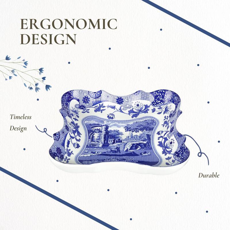 Spode Blue Italian Devonia Tray