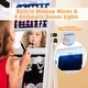 preview thumbnail 9 of 8, Gymax Swivel Kids Jewelry Cabinet w/ Lights Full-Length Mirror &
