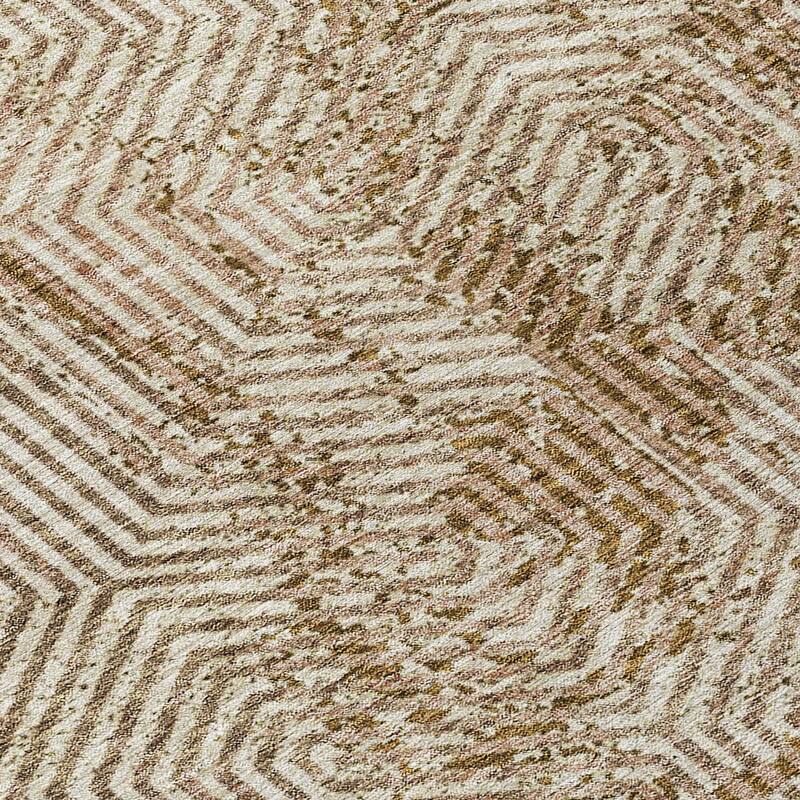 Machine Washable Indoor/ Outdoor Chantille Contemporary Maze Rug