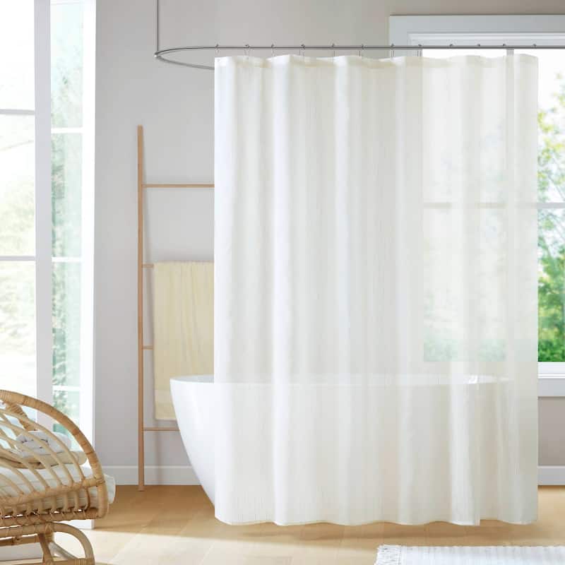 Madison Park Lydia Sheer Shower Curtain