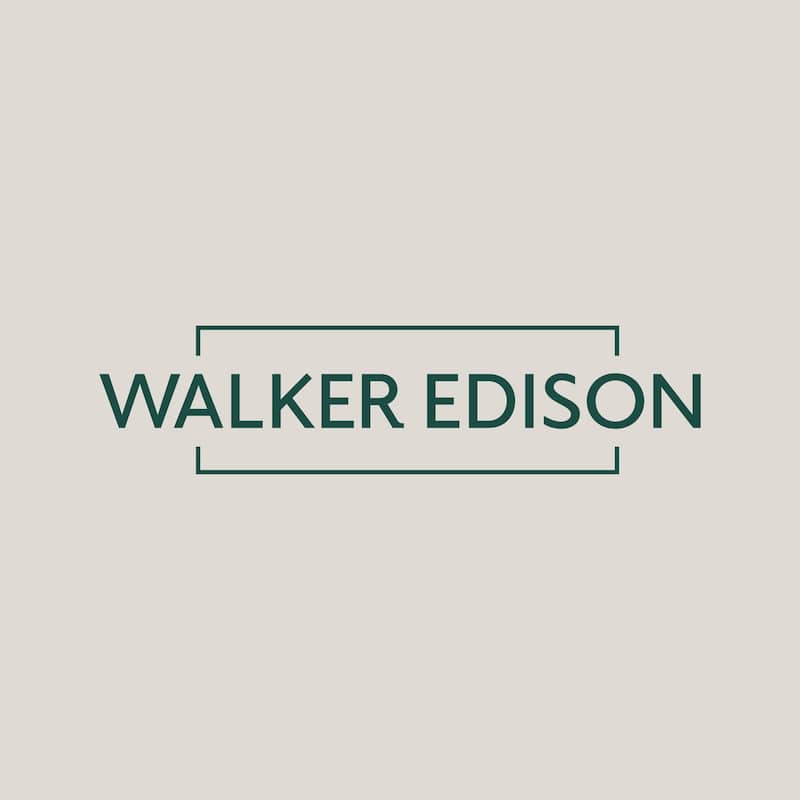 Walker Edison 5-Piece Modern Solid Acacia Wood Patio Sectional