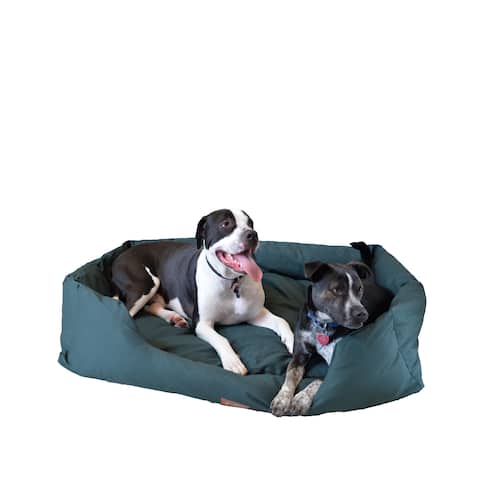 Armarkat Bolstered Dog Bed, Anti-Slip Pet Bed, Laurel Green, X-Large