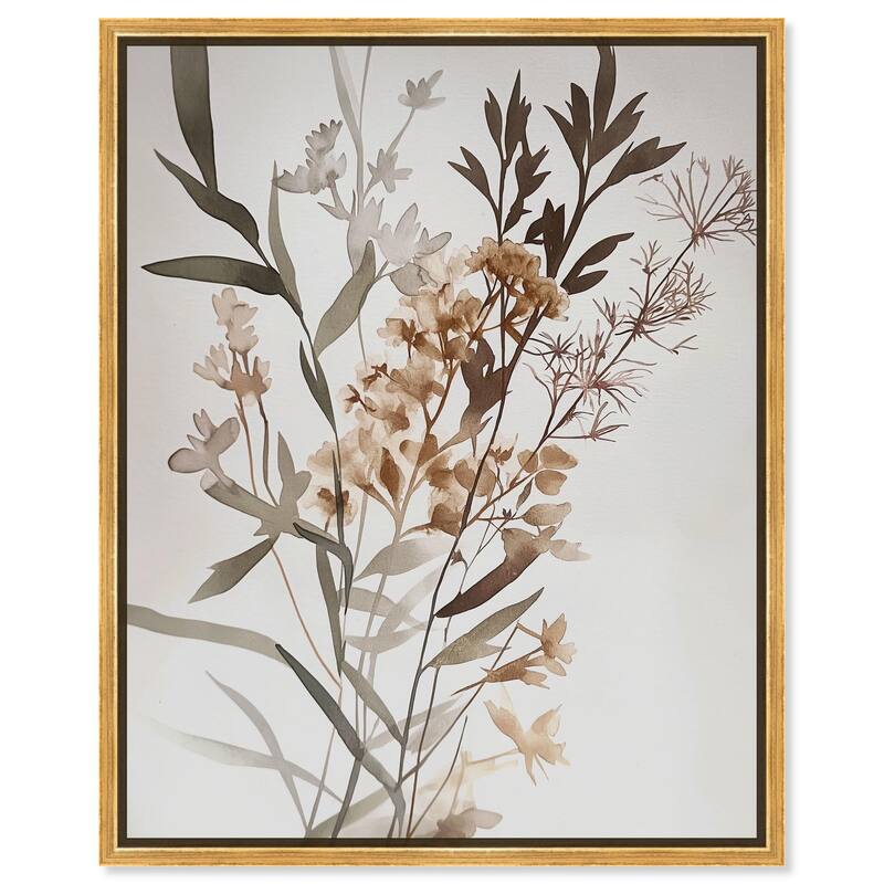 Meadow's Murmur II Canvas by Art Remedy - Gold - 16" x 20"