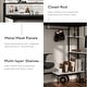 preview thumbnail 4 of 31, Furniture of America Jackson Modern Black Metal Loft Bed with Dual Desks and Closet Rod