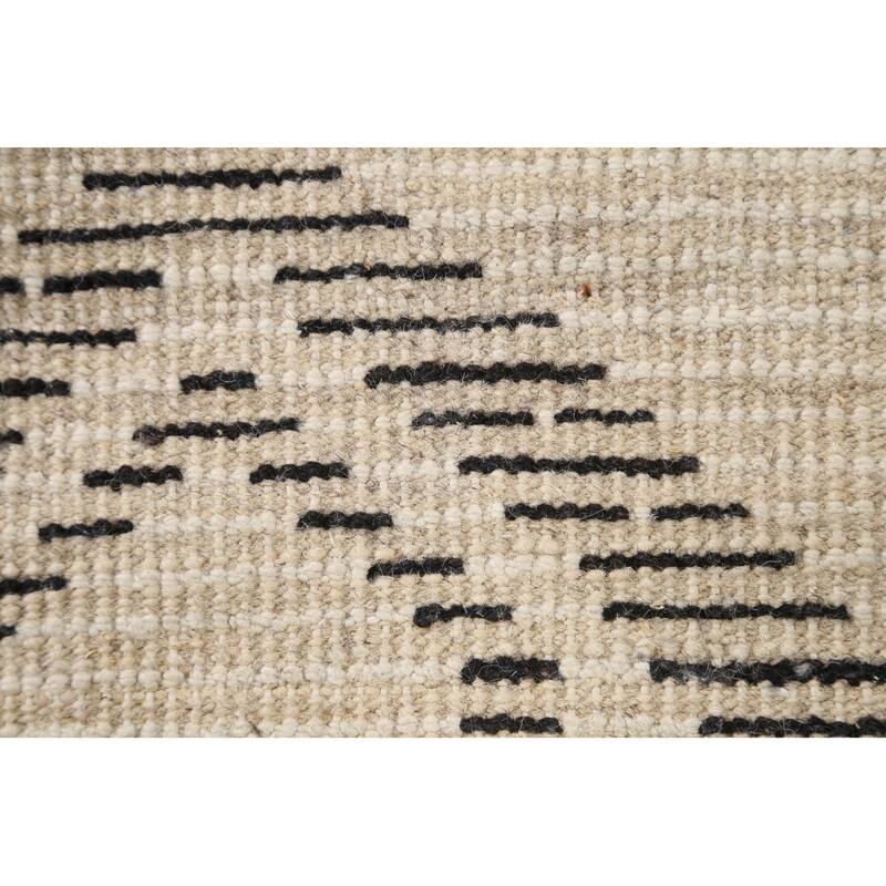 Tribal Modern Vegetable Dye Moroccan Berber Oriental Area Rug Handmade - 4'6" x 6'8"