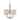 VAXCEL Monrovia 5-Light 26 in. Wide Chandelier with White Glass Shade, Adjustable Height Hanging Ceiling Fixture