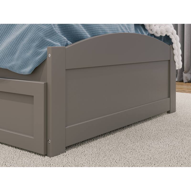 Warren Platform Bed with Footboard and 2 Storage Drawers