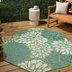 preview thumbnail 82 of 200, JONATHAN Y Floral Textured Weave Indoor/Outdoor Area Rug