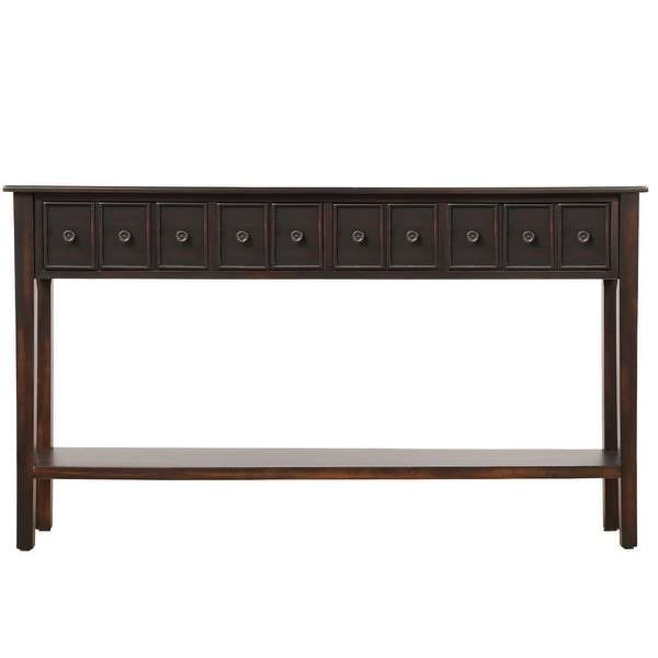 Harper & Bright Designs Rustic 4-drawers Long Entryway Console Table. Opens flyout.