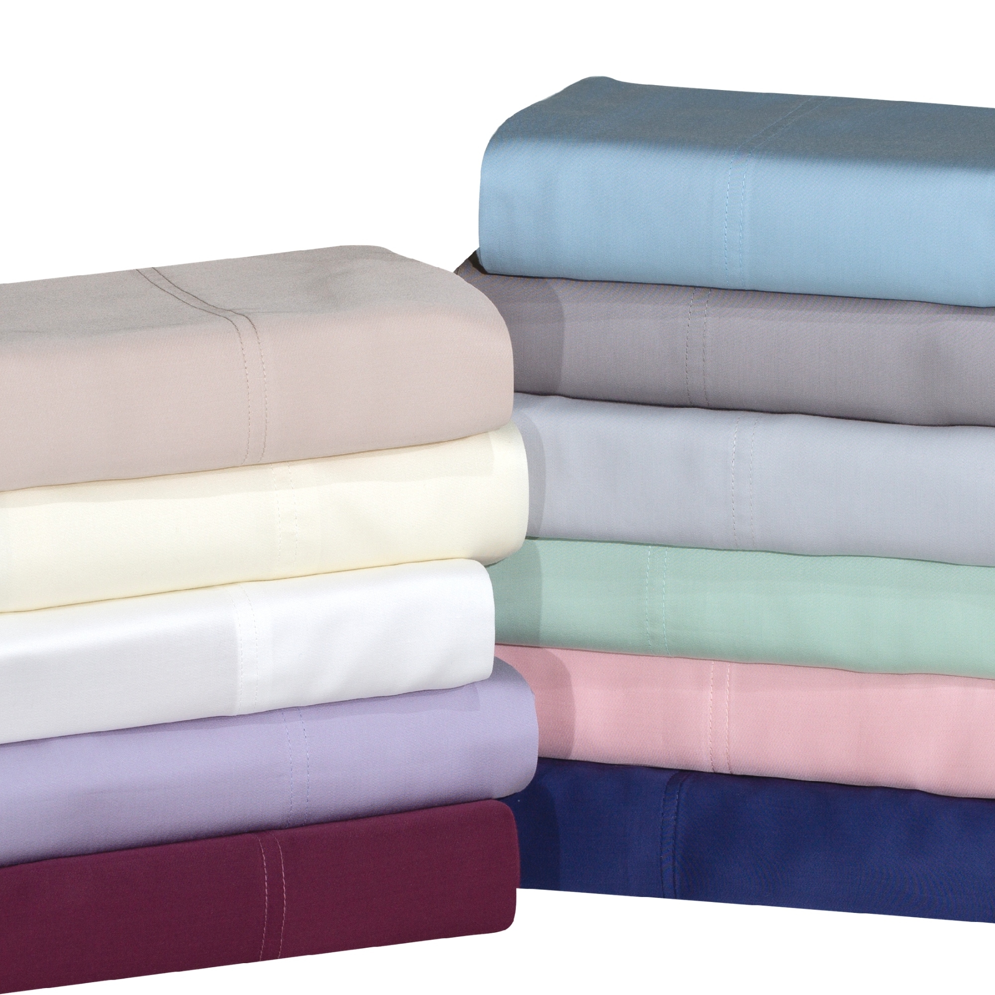 DTY Bedding Luxuriously Soft OEKO-TEX Certified Viscose from Bamboo 2 Piece Pillowcase Set