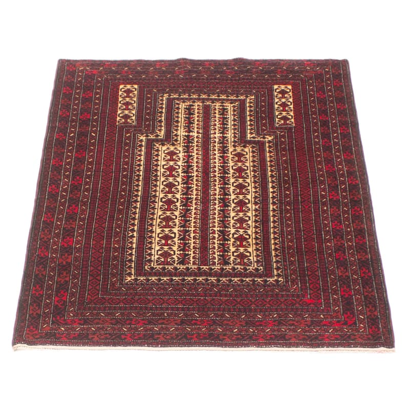 Teimani Beige Rug 3'2" x 4'8" - 3'2 x 4'8