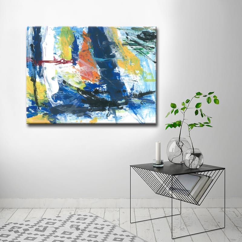 'Primary Abstract' Canvas Art Print