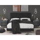 preview thumbnail 1 of 9, Sana Upholstered Panel Bed with 2 Nightstands