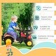 preview thumbnail 5 of 5, 3-in-1 Kids Ride-On Excavator/Bulldozer with Detachable Trailer