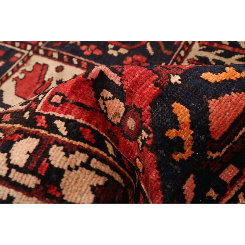 ECARPETGALLERY Hand-knotted Kayseri Vintage Red Wool Rug - 6'8 x 9'0