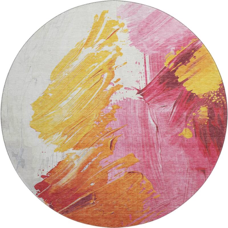 Premium Washable Super Soft Modern Brushstrokes Mayfield Rug