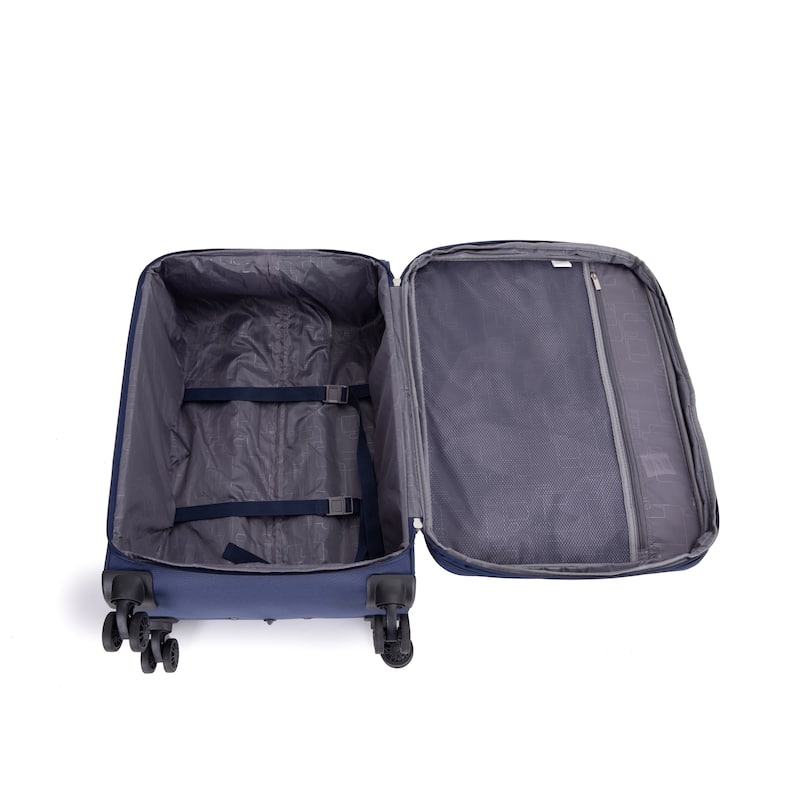 Carry On Luggage Sets 3 Piece, Softshell Lightweight Durable Suitcase with Spinner Wheels and Alloy Zipper, for Men Women