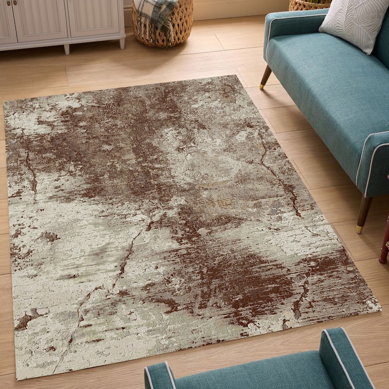 Modern Artistic Area Rug - 6' x 7'