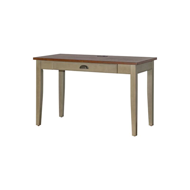 Farmhouse Wood Writing Desk, Writing Table, Office Desk, Blue