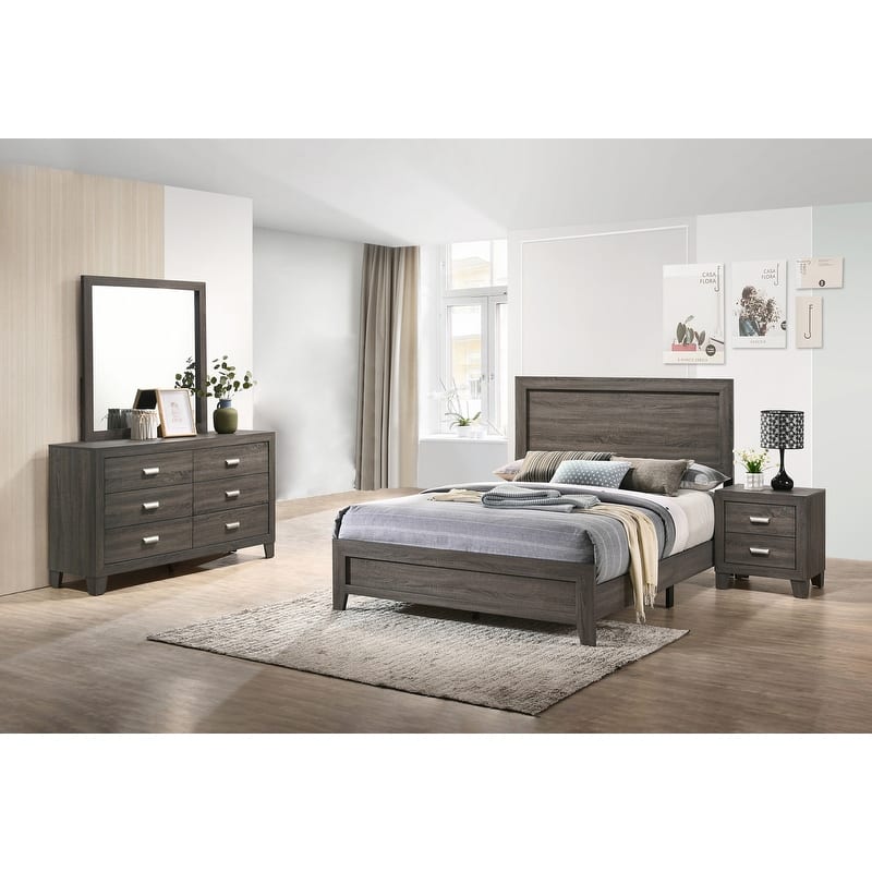 Best Quality Furniture Anastasia 4pc Bedroom Set - Full