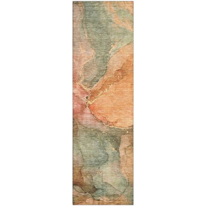 Premium Washable Super Soft Abstract Watercolor Mayfield Rug