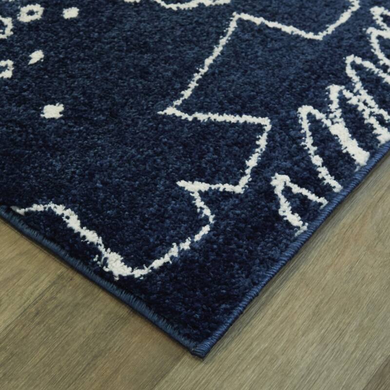 Mod-Tod Happy Dinos Dinosaur Dig Kids Area Rug