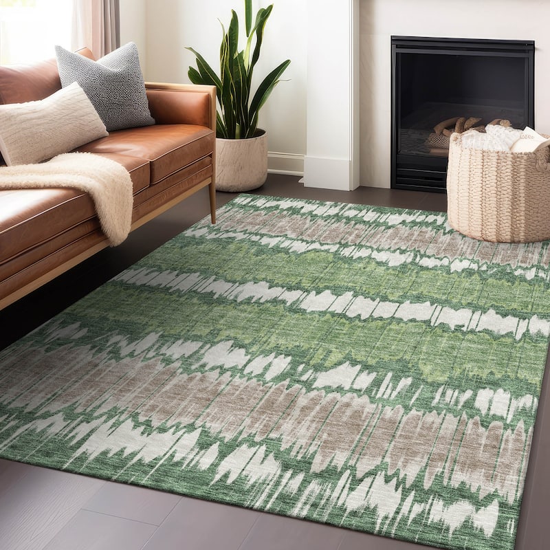 Premium Washable Super Soft Modern Stripe Mayfield Rug