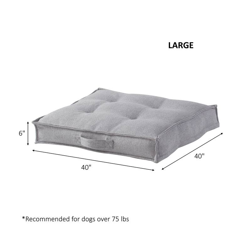 Milo Square Tufted Dog Bed