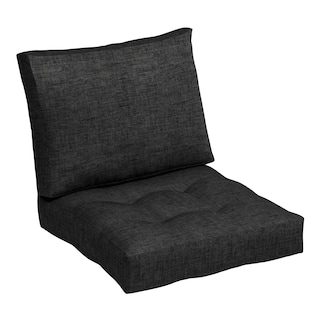 ARDEN Outdoor Plush Modern Tufted Blowfill Deep Seat Set, 24 x 24