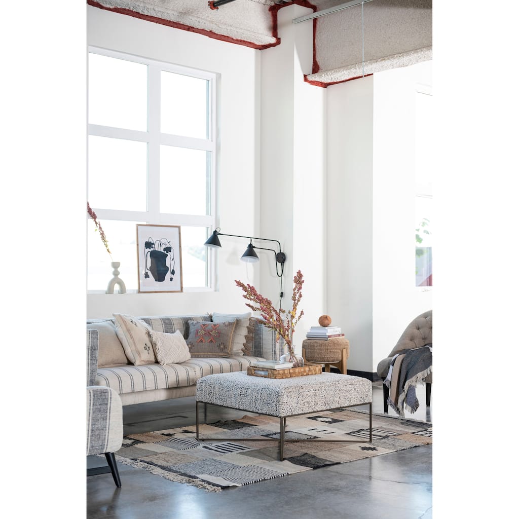 Metal Articulating Wall Sconce with 2 Lights - 63.3"L x 7.8"W x 22.4"H