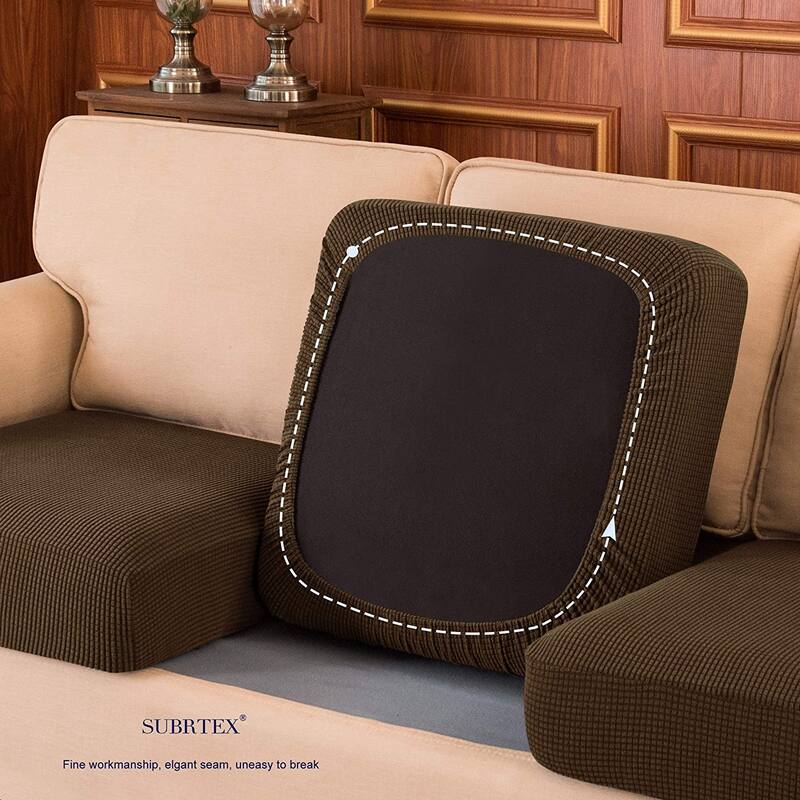 Subrtex Stretch Separate Sofa Cushion Slipcovers (1/2/3 PCS)