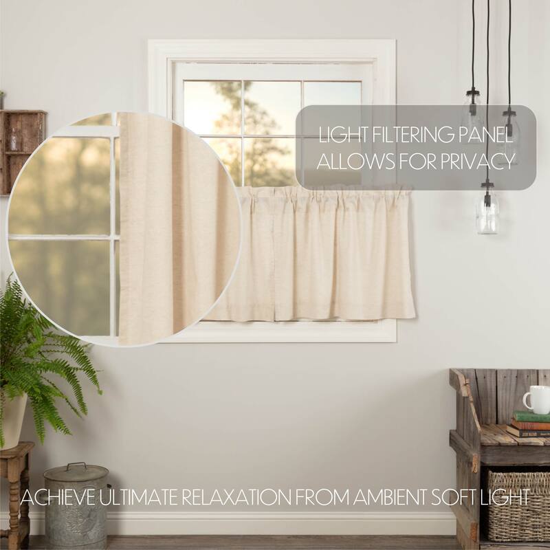 Simple Life Flax Tier Set of 2 - 24x36 - Natural Creme