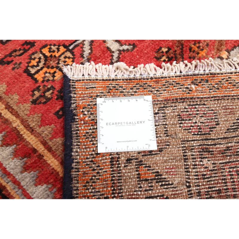 ECARPETGALLERY Hand-knotted Andelz Red Wool Rug - 3'6 x 6'9