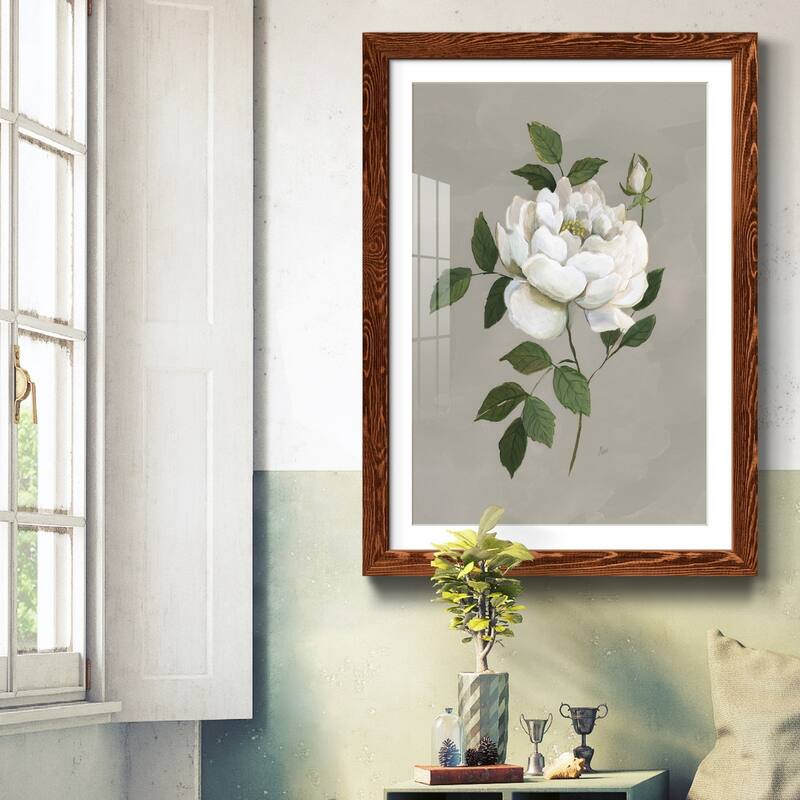 Botanical Rose-Premium Framed Print - Ready to Hang
