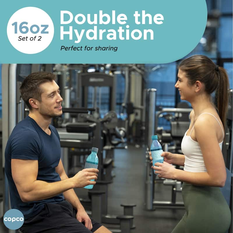 Copco Hydra Tritan Water Bottle Set of 2 BPA Free