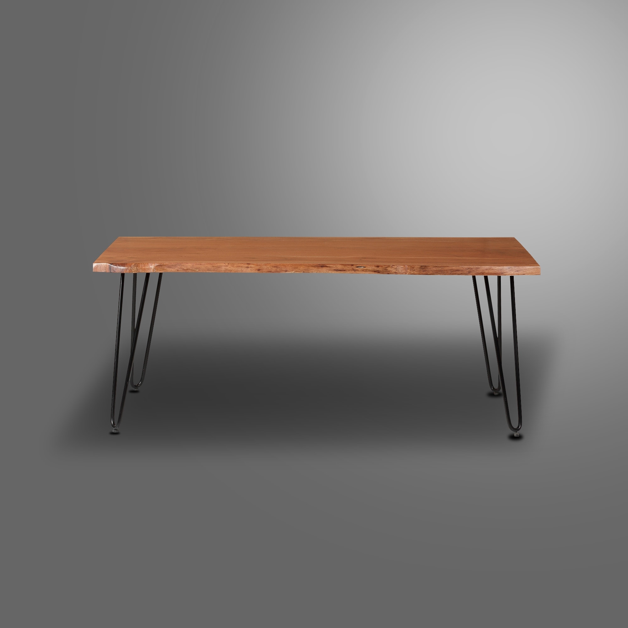 Keisha Wooden Coffee Table with 4 Hair Pin Legs 46