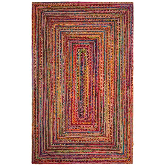 SAFAVIEH Handmade Cape Cod Marget Boho Coastal Jute Rug