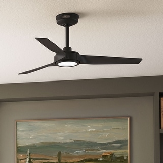 Hunter ZenTech Indoor / Outdoor 3-Blade Smart Ceiling Fan w/ LED Light and Handheld Remote