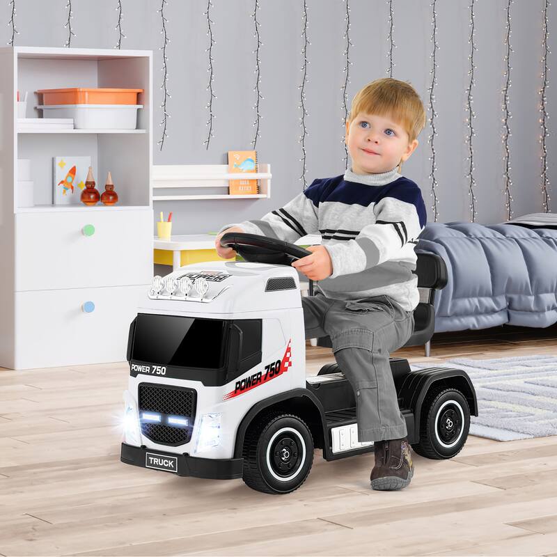Gymax 6V Kids Electric Ride-on Truck Battery Powered Ride-on Toy w/
