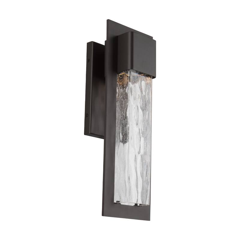 Mist 16in LED Indoor or Outdoor Wall Light 3000K Black