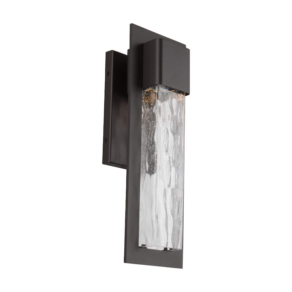 Mist 16in LED Indoor or Outdoor Wall Light 3000K Black