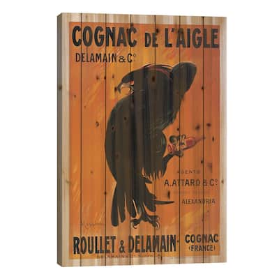 Cognac de l'Aigle Print On Wood by Leonetto Cappiello - Multi-Color