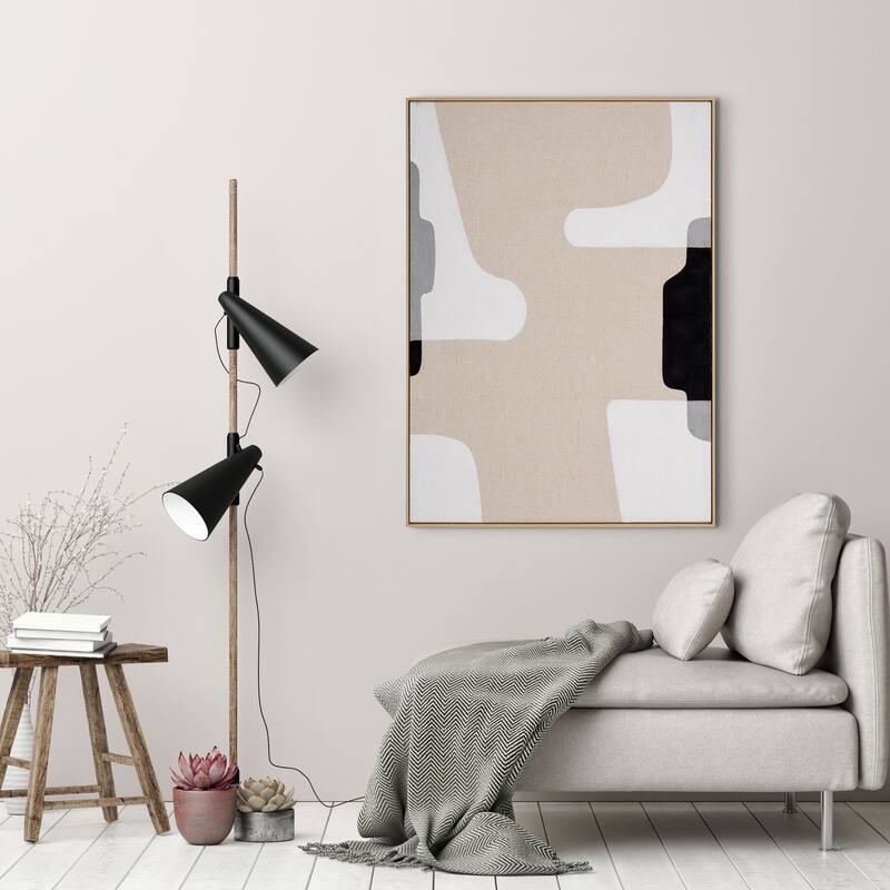 Cadenza, Hand Painted Canvas - Plastic - Brown