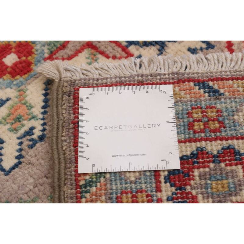 ECARPETGALLERY Hand-knotted Uzbek Ghazni Taupe Wool Rug - 2'8 x 7'11