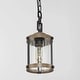 preview thumbnail 11 of 10, Farmhouse 1-Light Mini Seeded Glass Pendant Light for Kitchen Island