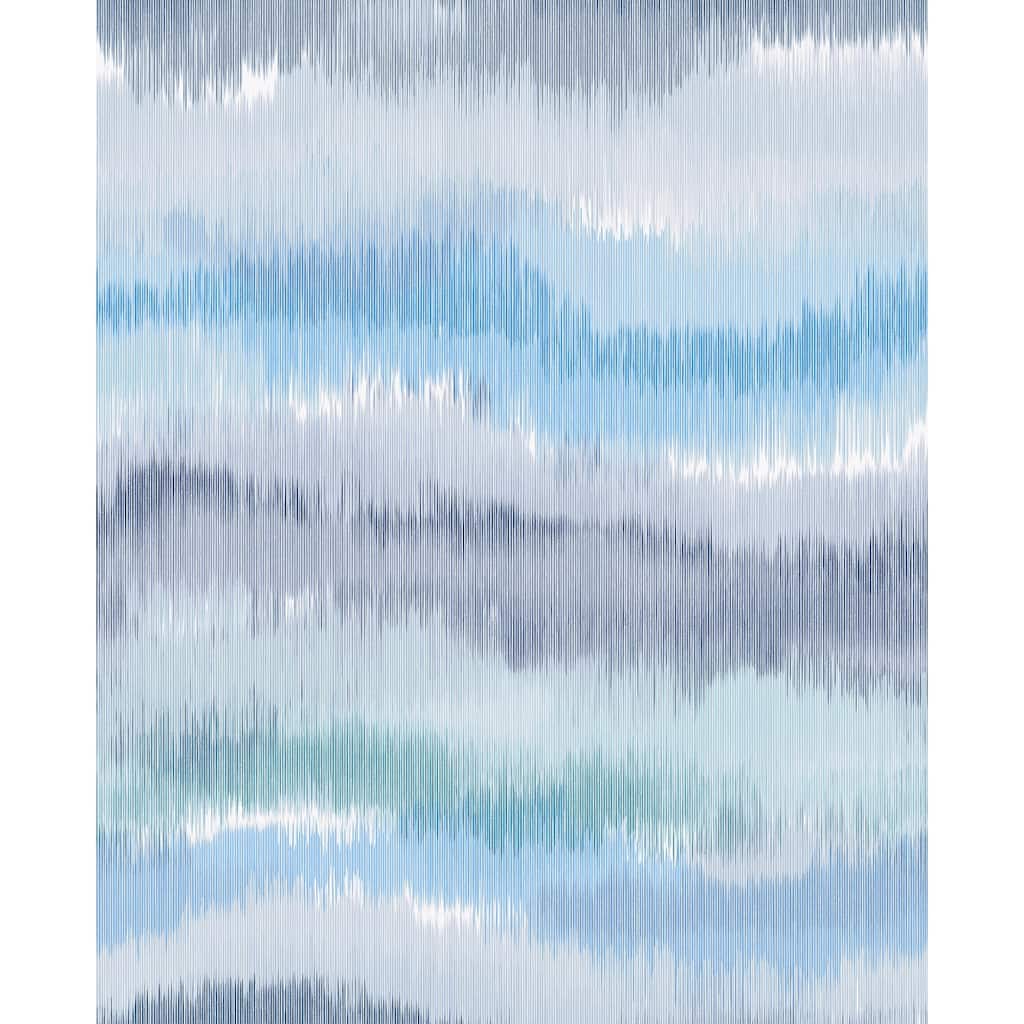 Luxe Haven Ikat Waves Peel and Stick Wallpaper