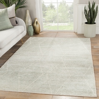 Carson Carrington Ubbholmen Geometric Light Blue/ Ivory Runner Rug ...