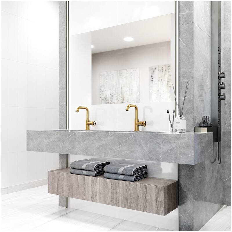 Vigo VG01047 Cass 1.2 GPM 9" H Single Handle Single Hole Bathroom